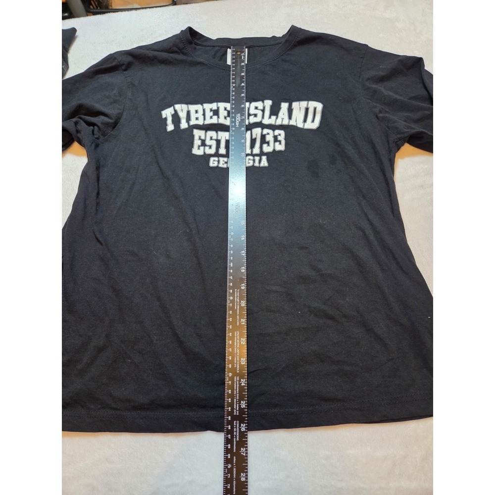 171 Southern Spirit Tybee Island Georgia Mens L Black Long Sleeve T Shirt - Picture 4 of 9